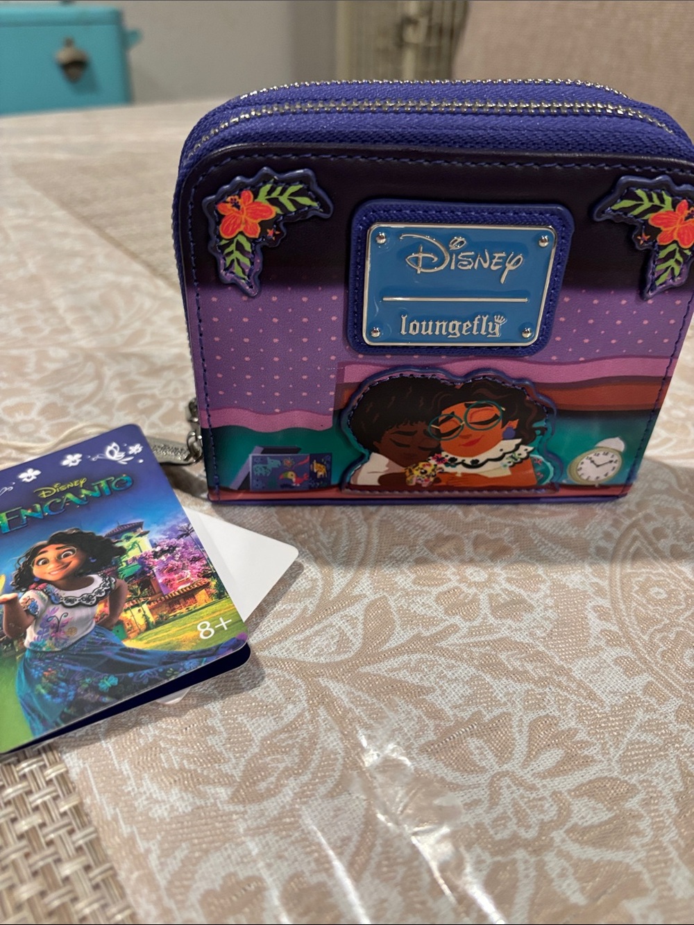 Loungefly Purple Disney Encanto Mirabel Kids Zip Wallet